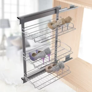 Wellmax HZL820BR Three Layer Side Shoes Rack