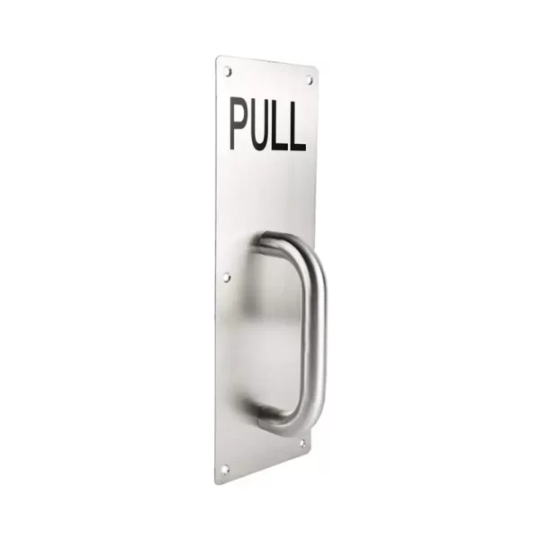 stainless steel pull handle & plate